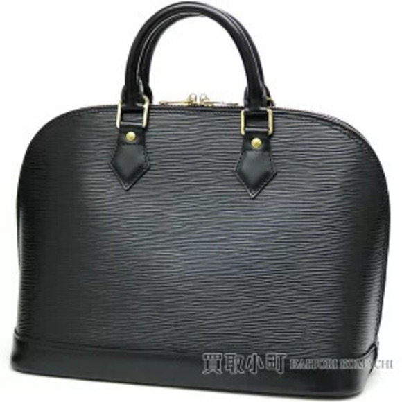 Louis Vuitton Handbags - Louis Vuitton Alma Noir Black Epi Leather Handbag Shoulder Bag Black LV